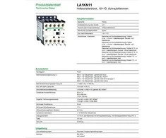 Schneider Electric Schneider Pagalbinis kontaktas 1Z 1R, priekinio montavimo LA1KN11