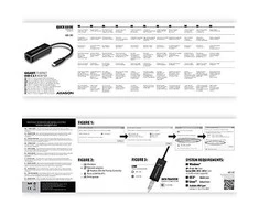 AXAGON ADE-SRC Type-C USB3.1 – Gigabit Ethernet 10/100/1000 adapteriai
