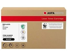 AgfaPhoto HP ColorLaserjet CP3525,CE250X / Canon 723H BK, perdirbta kasetė