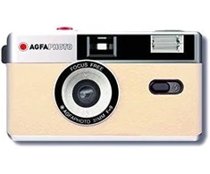 AGFAPHOTO daugkartinio naudojimo fotoaparatas 35MM BEIGE