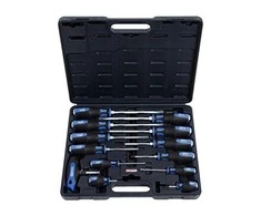 Smūginių atsuktuvų komplektas 13vnt ERGOTORQUE 13-osaline, KS Tools