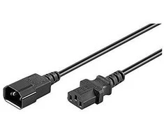 Goobay MANHATTAN 352673 Manhattan Prailginamasis maitinimo laidas IEC320 C14 to C13 10A 1m juodas