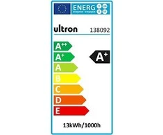 Ultron LED lubų lemputė, 12W, 650lm, 4000K, balta (138092)