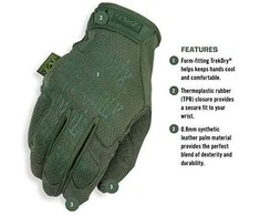 Mechanix Wear Pirštinės Mechanix The Original® Olive Drab XL dydis. Velcro, dirbtinė oda, TrekDry®