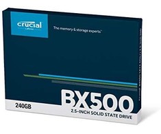 Kietasis diskas SSD CRUCIAL BX500/240GB/SATA 3.0/Rašymo greitis 500 MBytes/sec/Skaitymo greitis 540 MBytes/sec/2,5"