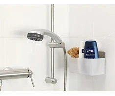 Tesa pusiau apvalus balta dušo krepšelis (H5971100)