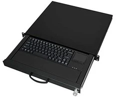 aixcase AIX-19K1UKUSTP-B klaviatūra USB QWERTY US English Juodas