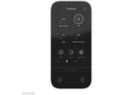 Ajax KeyPad TouchScreen belaidė valdymo klaviatūra liečiamu ekranu (Juoda)