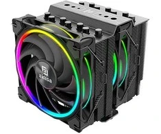 Galimas Akasa Soho H7 Dual Tower Cooler CPU, ARGB – 120 mm