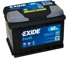 EXIDE EB602 60Ah 540A (EN) 12V akumuliatorius