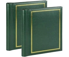 Victoria Collection Albumas SA40S Magnetic 40psl Classic, žalias 2vnt