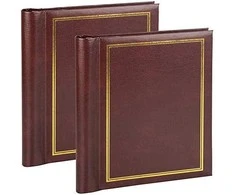 Nuotraukų rėmelis Victoria Collection Albumas SA20S Magnetic 20pgs Classic, slyva 2vnt