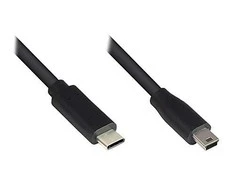 GoodConnections Geras ryšys 1,8 m USB 2.0 USB-C į USB 2.0 Mini-B laidas