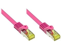 Good Connections Geri ryšiai Geri ryšiai Patchkabel mit Cat. 7 Rohkabel S/FTP gelb 0,5m