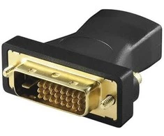 Adapteris AV Alcasa Alcasa HDMI - DVI F/M Juodas