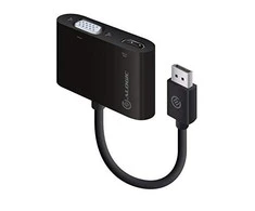 AV adapteris Alogic Rodyti Uostas - HDMI - D-Sub (VGA) juoda (DP- VGHD4K-ADP)