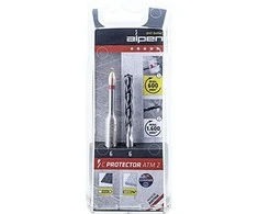 Grąžtas ALPEN 303102100 Grąžtų rinkinys C Protector + Profesionalus betono skersmuo 10 mm 2 dalių Sidabrinis