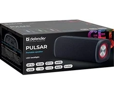 Garsiakalbis DEFENDER PULSAR 10W BLUETOOTH 5W LIGHT/BT/TYPEC/FM/USB/TF