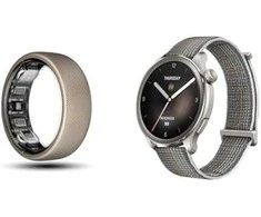Išmanusis žiedas Amazfit Helio, Titano spalvos, 8 dydis