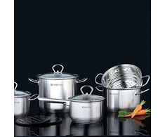 Dajar Puodas su stikliniu dangčiu D22 cm 6.8 l ACERO Ambition 60815
