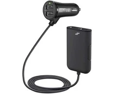 Amio Telefono laikiklis Telefono pakrovėjas priekyje-galinėje 4*usb
