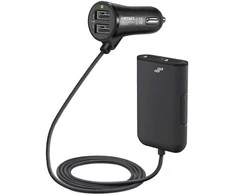 Amio Telefono laikiklis Telefono pakrovėjas priekyje-galinėje 4*usb