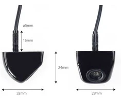 Amio Parkavimo pagalbos sistema TFT01 4,3" su HD-310 kamera, 4 juodi jutikliai GOLD