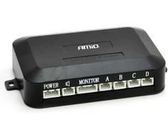 Amio Parkavimo pagalbos sistema TFT01 4,3" su HD-307-IR kamera, 4 juodi jutikliai, vidinis montavimas