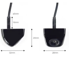 Amio Parkavimo pagalbos sistema TFT01 4,3" su HD-310 kamera, 4 juodi jutikliai, vidinis montavimas