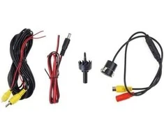 Amio Parkavimo pagalbos sistema TFT02 4,3" su HD-308-LED kamera, 4 juodi jutikliai, vidinis montavimas