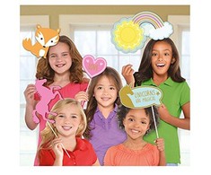 AMSCAN Fotografijos rekvizitas Stebuklingas Vienaragis - 12 vnt. universalus