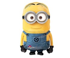 AMSCAN Vaikštantys Minions folijos balionas - 71 x 109 cm - 1 vnt. universalus