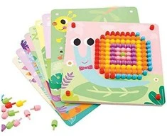 Tooky Toys Tooky Toy Dėlionė su Smeigtukais Kūrybingoms Vaikams