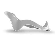 „Angelcare“ tiekimas – „Fit“ – kūdikio maudymosi kėdutė – ergonomiška ir saugi – nuo 0 iki 6 mėnesių – „Pilkas“