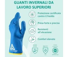 Žieminės apsauginės pirštinės Ansell ActivArmr® 97-681, 9 dydis
