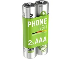 Ansmann 5035523 – Nikelio-metalo hidridas (NiMH) – 1,2 V – 550 mAh – Žalia – DECT telefonai