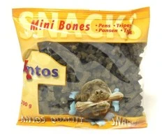 ANTOS Mini Bones Tripe maži kauliukai su žarnokais 200g