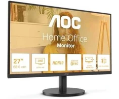 Monitorius AOC U27B3M, 27", VA, 3840 x 2160, 60 Hz, 4 ms