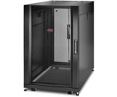 APC NETSHELTER SX 18U SERVER RACK ENCLOSURE 600MM X 1070MM W/ SIDES Juodas