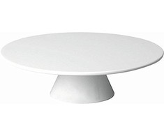 Hendi Padėklas tortui CASUAL, ant kojelės, baltas, melamino, D 31 cm, H 8 cm, 1 vnt
