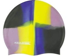 Plaukimo kepuraitė Aqua-Speed Bunt tęczowy kol. 38