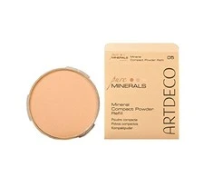 „Artdeco“ kompaktinės mineralinės pudros papildymas (mineralinės kompaktinės pudros papildymas) 9 g, 05 Fair Ivory