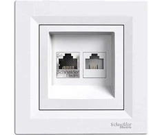 Schneider Electric Elektroninis lizdas RJ12 RJ45 balta - EPH4900121