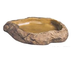 Exoterra - Food Bowl - Neutral, Natural - L 21x18.5x3CM