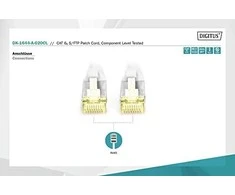 Digitus DIGITUS CAT 6A S / FTP Patchkabel komponento lygis 2.0m žaidimas