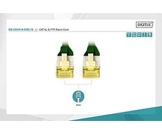 Assmann Electronic DIGITUS CAT 6A S/FTP Patchkabel, 2m, grün