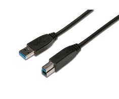Assmann Electronic ASSMANN USB 3.0 jungties laidas, A/M - B/M, 1,8 m, AK-112301