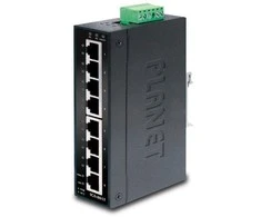 Šakotuvas Planetos jungiklis IGS-801T, pramoninė versija 8x10/100/1000, DIN, IP30, nuo -40 iki 75°C, 12-48V