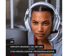 Logitech Astro Gaming A10 Gen 2 Ausinės full size su laidu 3.5 mm jack baltas/PS