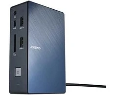 Asus | SimPro Dock 2 | Prijungimo stotis | Ethernet LAN (RJ-45) jungtys 1 | VGA (D-Sub) jungtys kiekis 1 | DisplayPorts kiekis 2 | USB 3.0 (3.1 Gen 1) jungtys kiekis 3 | HDMI jungtys kiekis 1